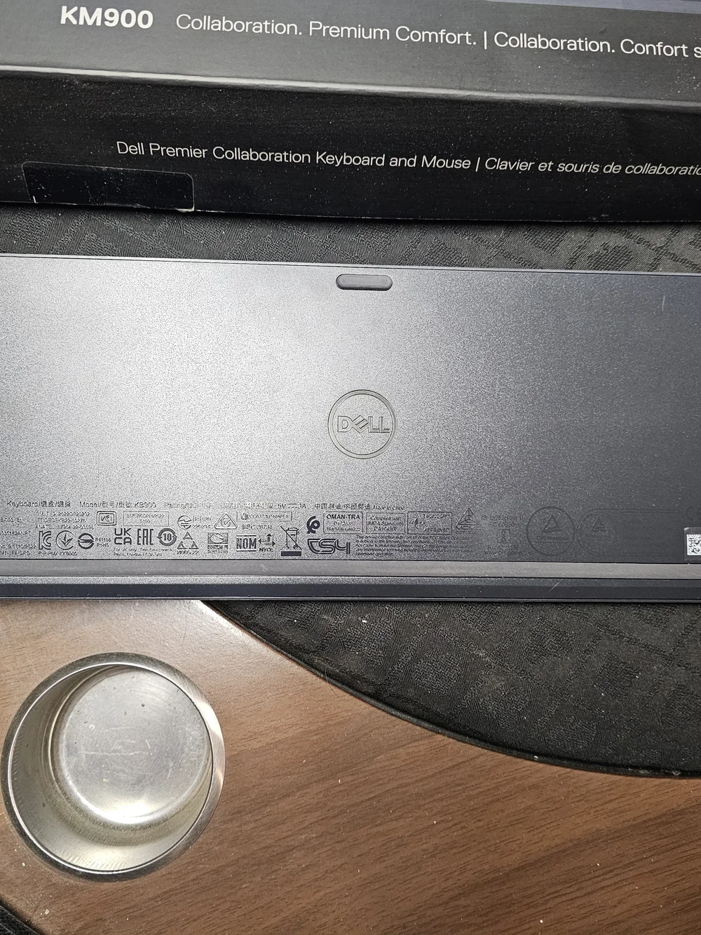 Dell KM900 Premier Wireless Collaboration Keyboard and Mouse Set - Gray
